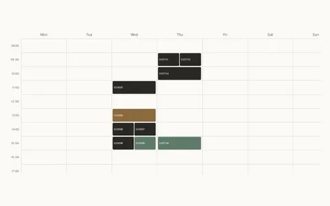 Timetable
